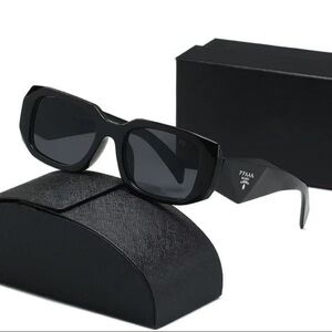 Black Rectangular Sunglasses